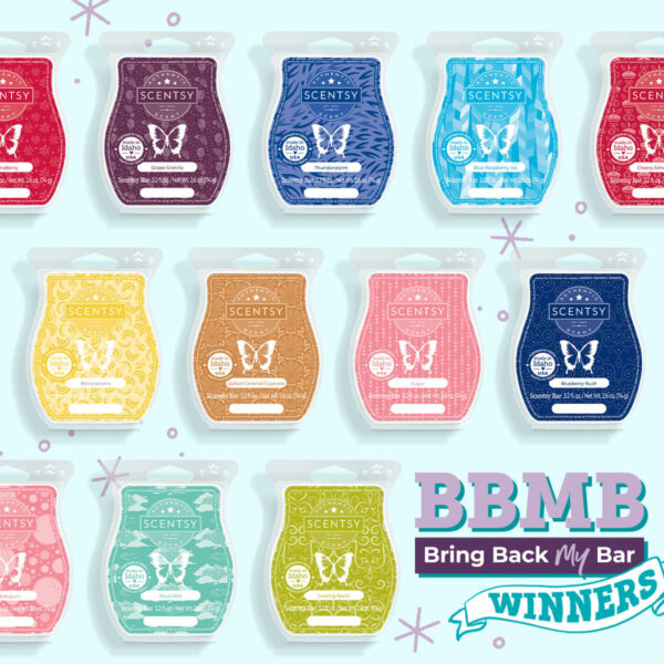 Scentsy Bring Back my Bar Winners 2022