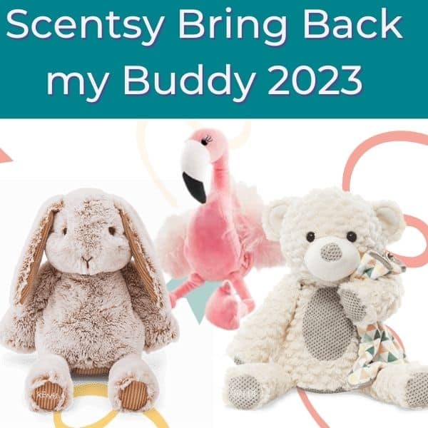 Scentsy Bring Back my Buddy 2023 Winners Incandescent.Scentsy.us