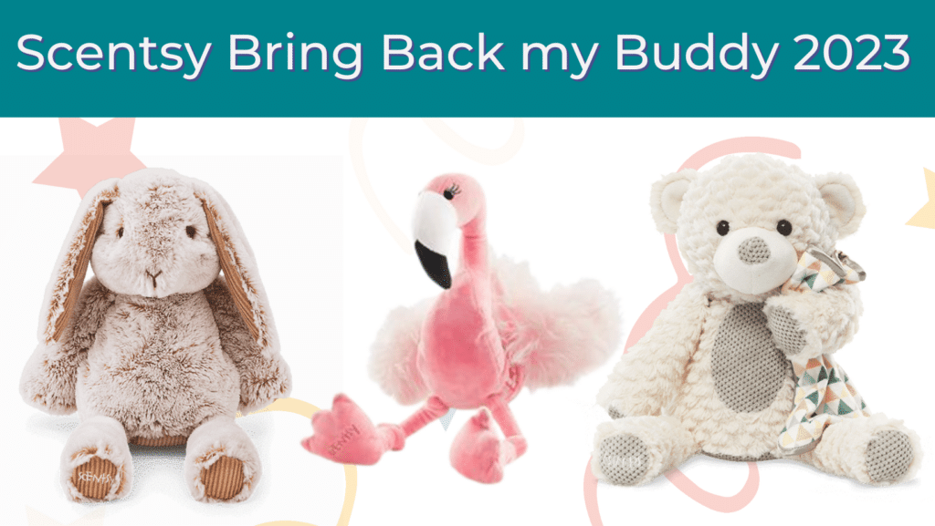 Scentsy Bring Back my Buddy 2023 Winners Incandescent.Scentsy.us