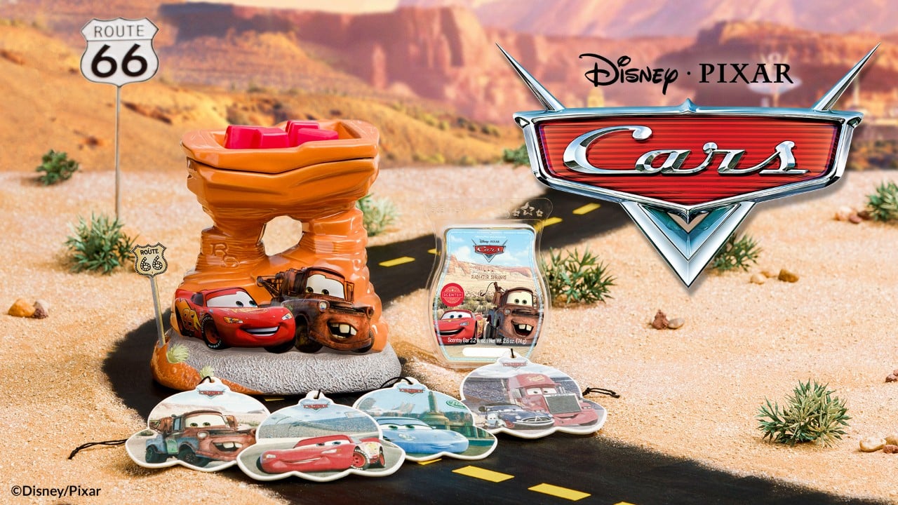 Scentsy Disney Pixar Cars Warmer & Collection
