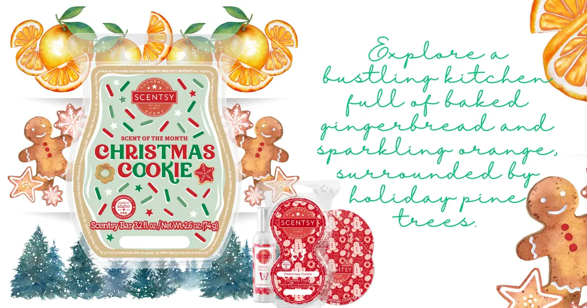 Christmas Cookie Scentsy Scent Circle 3 Pack | November 2024