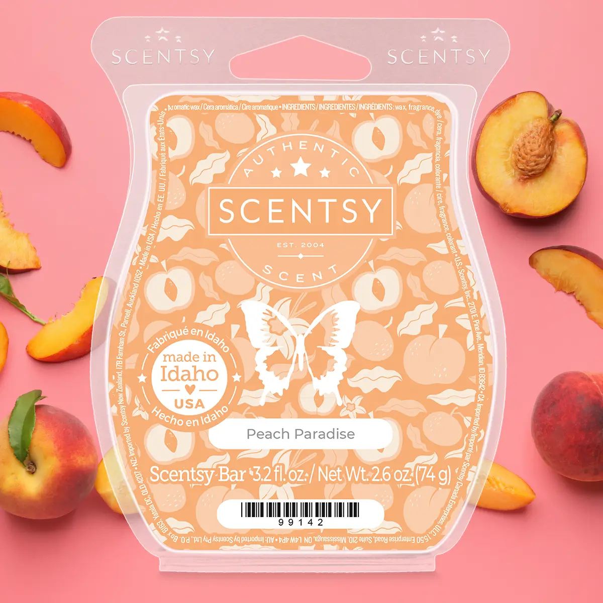 Peach Paradise Scentsy Bar
