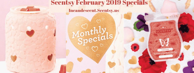 Scentsy February 2019 Specials - Love Abounds Scentsy Warmer & Poppy Fields Scentsy Fragrance