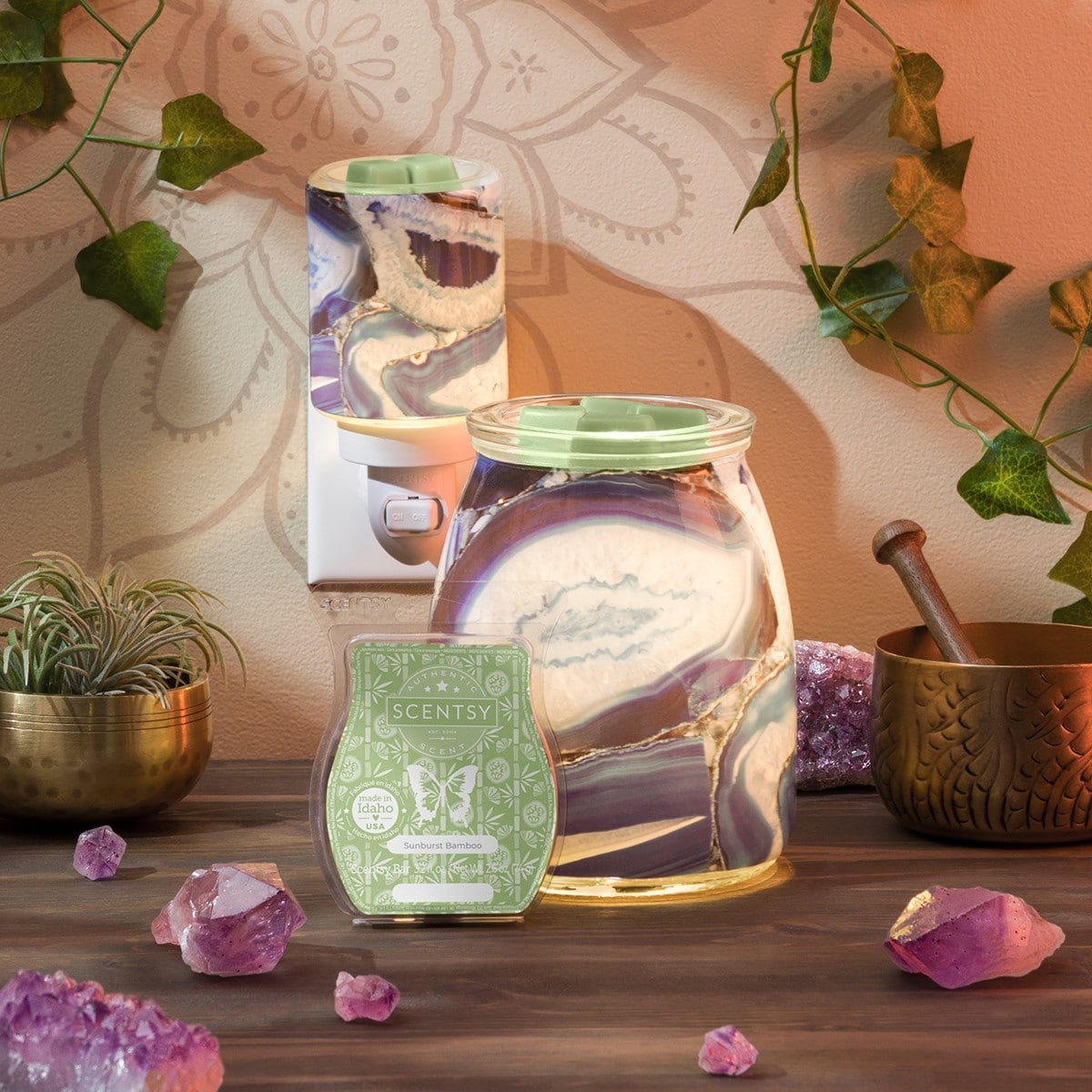 Scentsy February 2022 Warmer Scent Blue Agate 1