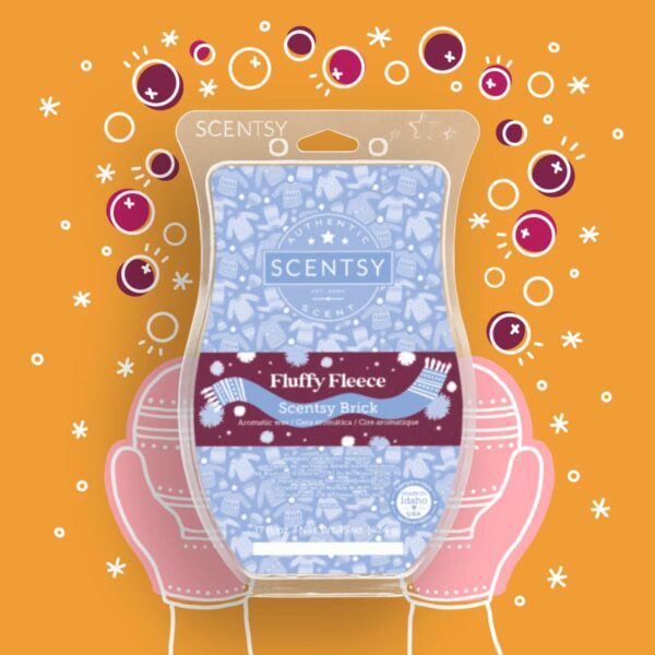 Scentsy Fluffy Fleece Brick 2021 Holiday2