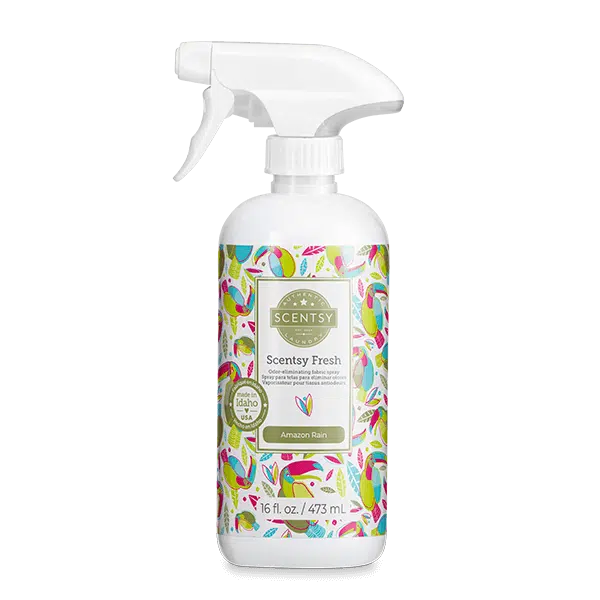 Amazon Rain Scentsy Fresh Fabric Spray Incandescent.Scentsy.us