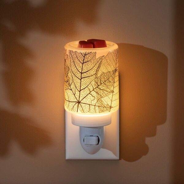 Scentsy Gilded Leaves Mini Warmer2