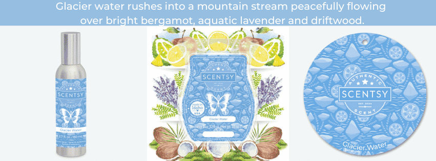 Scentsy Glacier Water 851 × 315 px