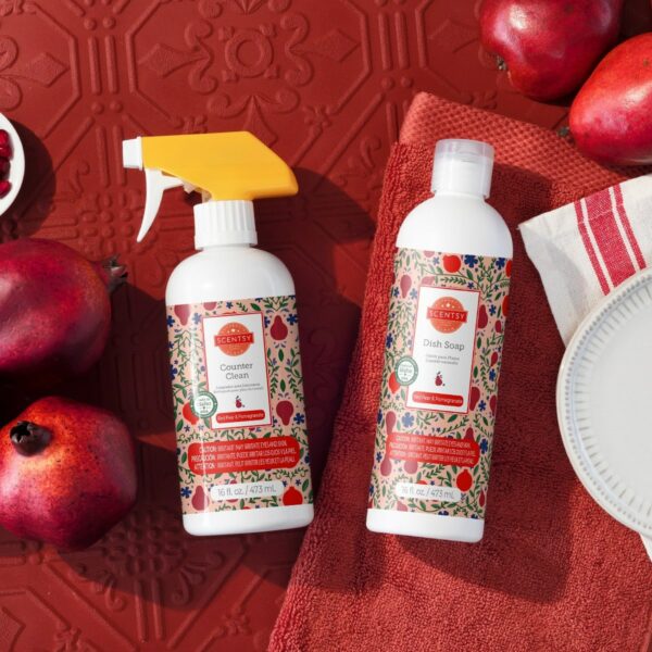 Scentsy Harvest Clean Red Pear Pomegrante2