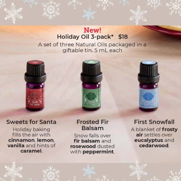 Scentsy Holiday Oils 2022