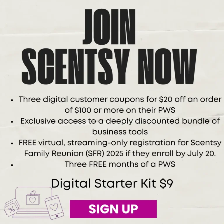Scentsy July 2025 $9 Digital Starter Kit | Join Scentsy