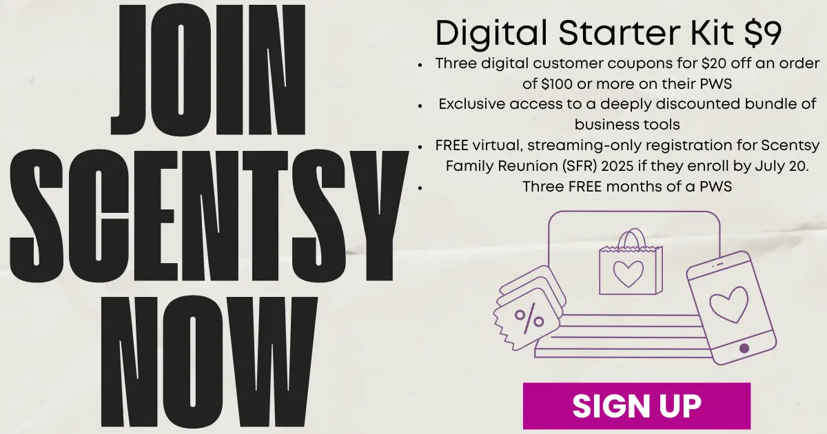 Scentsy July 2025 $9 Digital Starter Kit | Join Scentsy