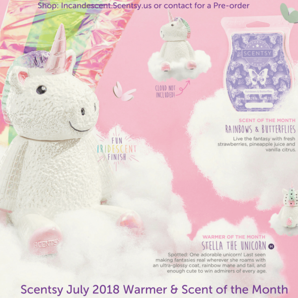 STELLA THE UNICORN SCENTSY WARMER