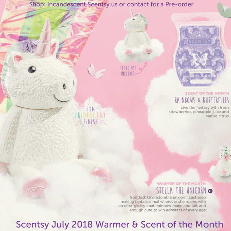 scentsy blue unicorn