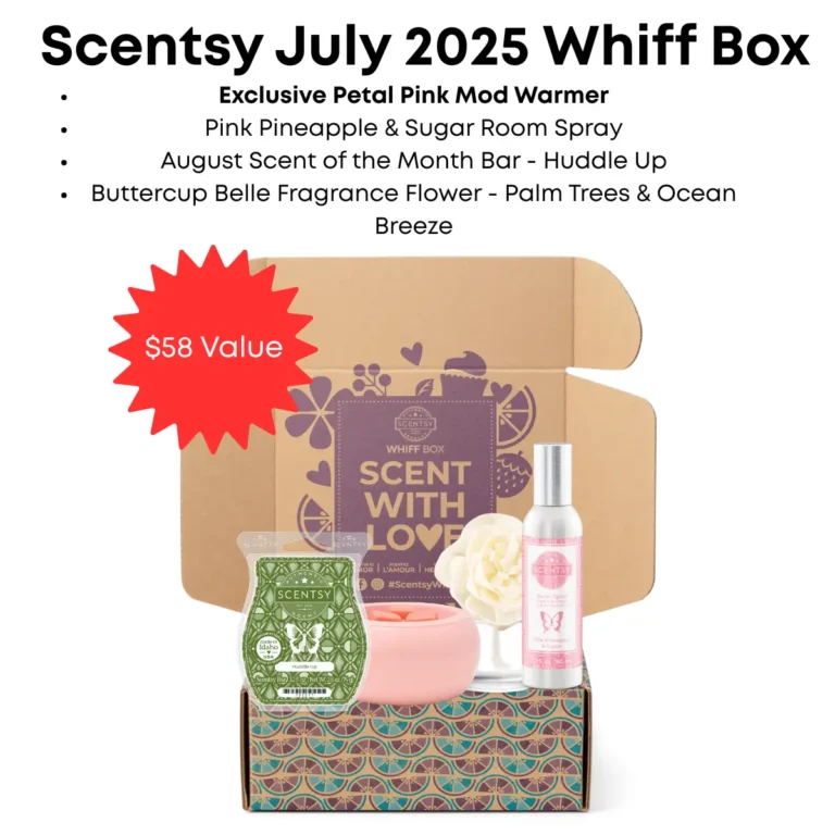 Scentsy July 2025 Whiff Box Spoiler