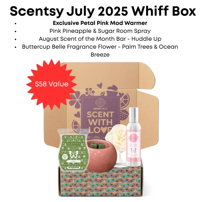Scentsy July 2025 Whiff Box Spoiler
