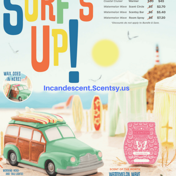 WATERMELON WAVE SCENTSY BAR
