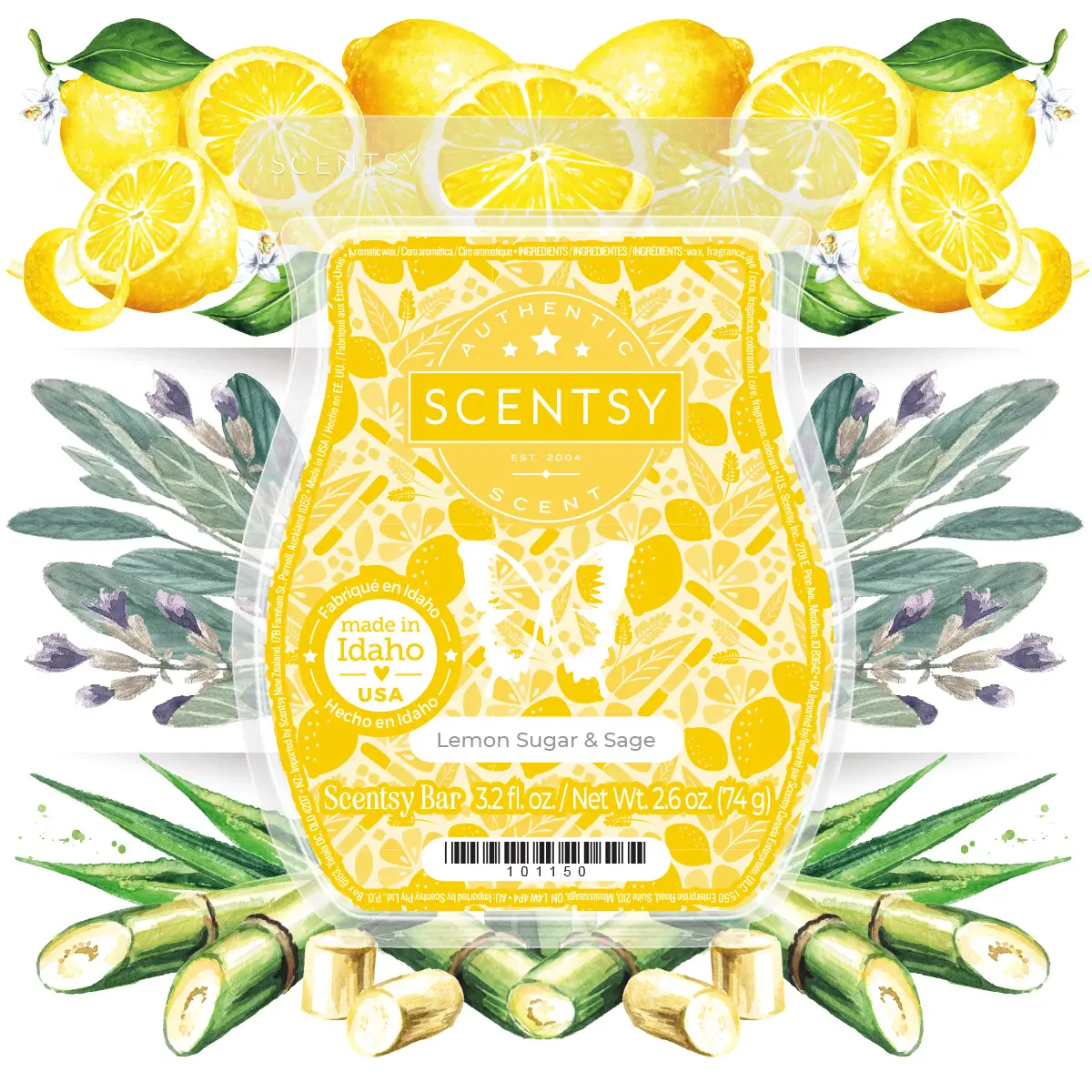 Scentsy June 2025 Warmer of the Month | Lemonly Yours + Lemon Sugar & Sage