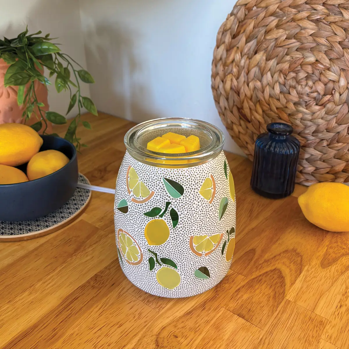 Scentsy June 2025 Warmer of the Month | Lemonly Yours + Lemon Sugar & Sage