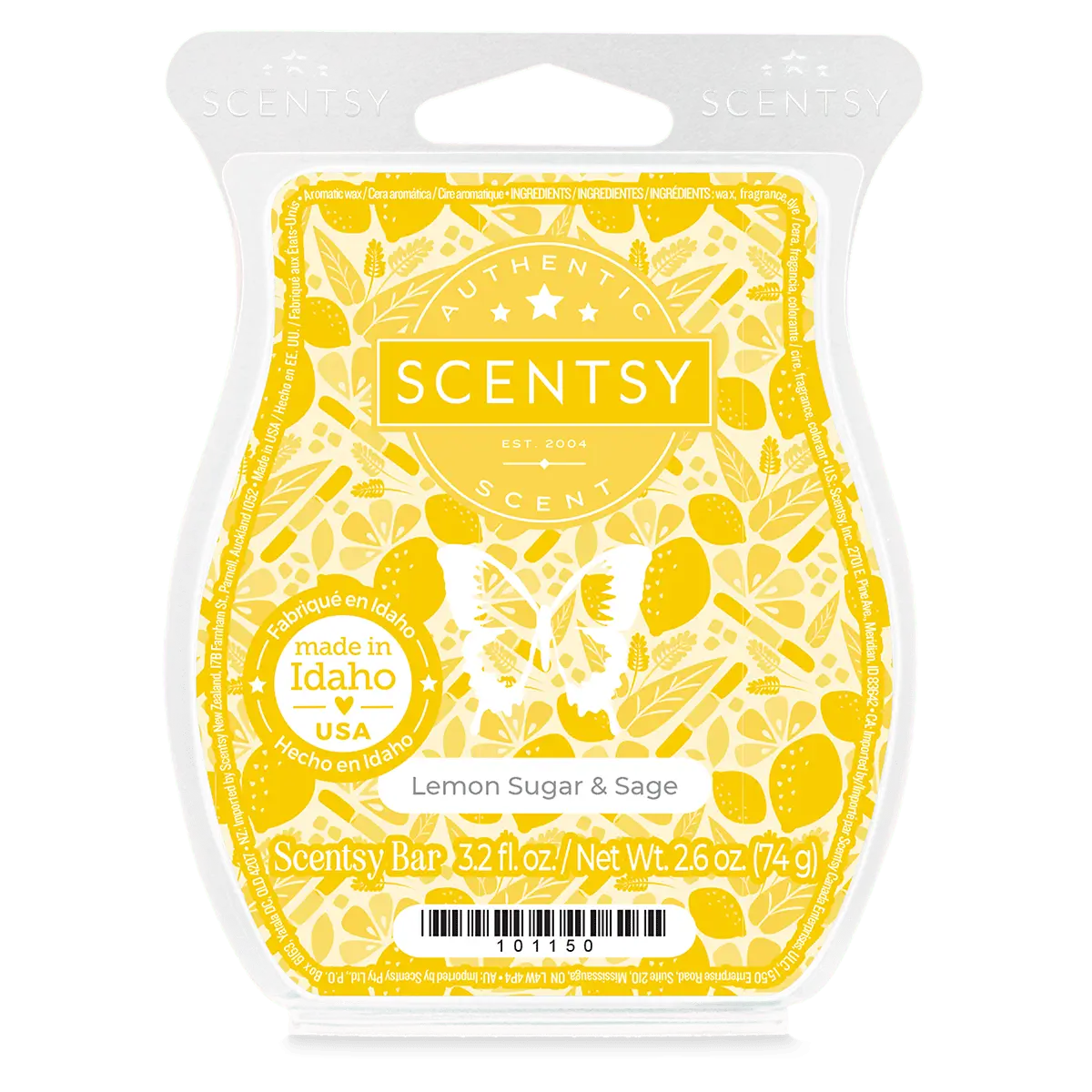 Lemon Sugar & Sage Scentsy Bar |  June 2025