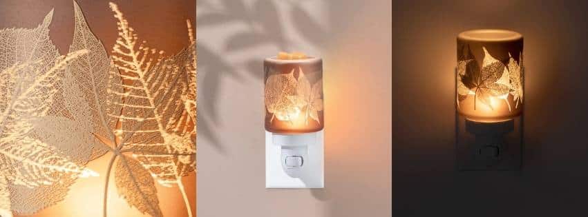 Scentsy Luminous Leaves Mini Warmer