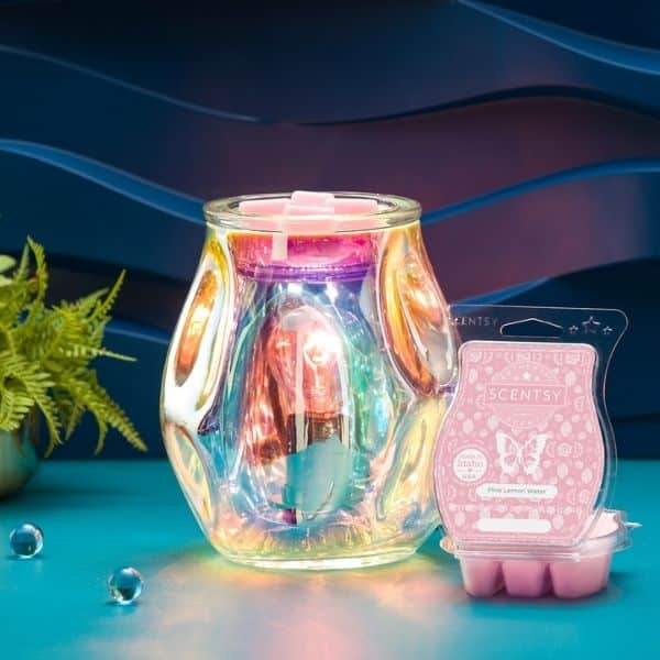 Scentsy May 2022 Warmer Scent of the Month Bubbled Iridescent