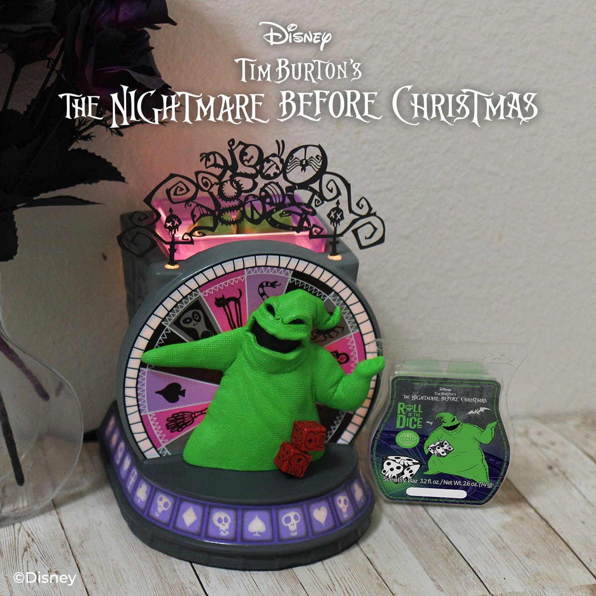 Scentsy Nightmare Before Christmas Oogie Boogies Casino Warmer1 1