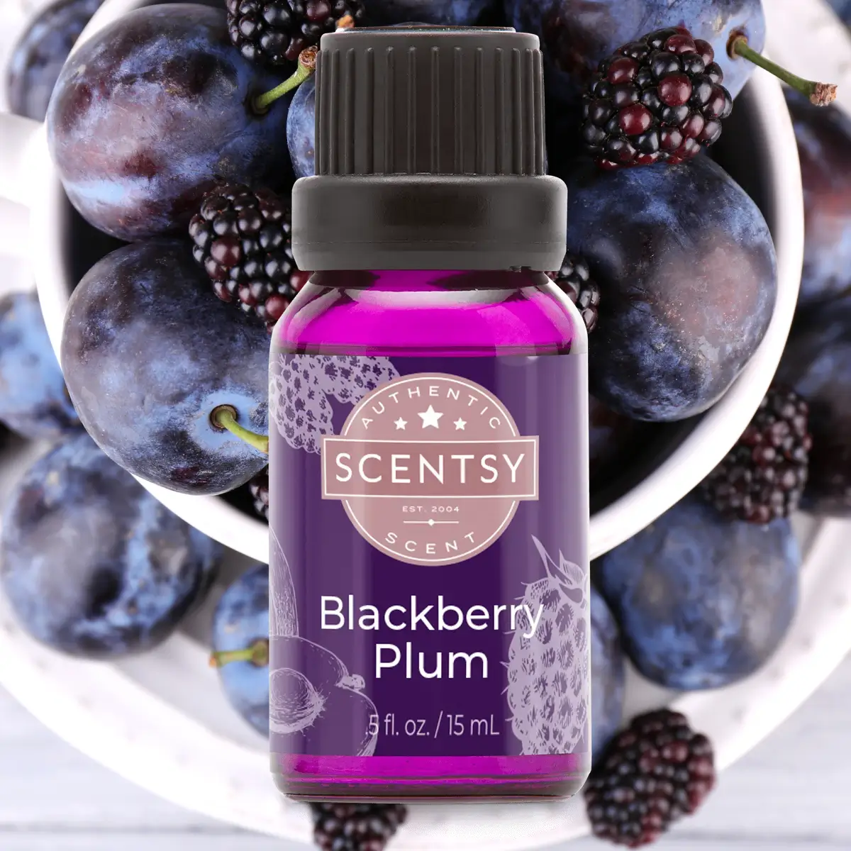 Blackberry Plum Natural Scentsy Oil