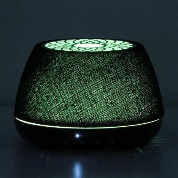 Scentsy Air Quad Large Fan Diffuser - Black Crosshatch + 2 Pods