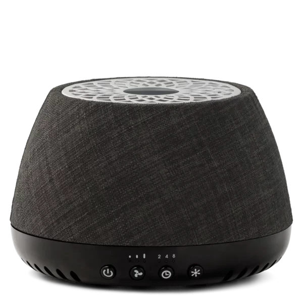 Scentsy Air Quad Large Fan Diffuser - Black Crosshatch + 2 Pods