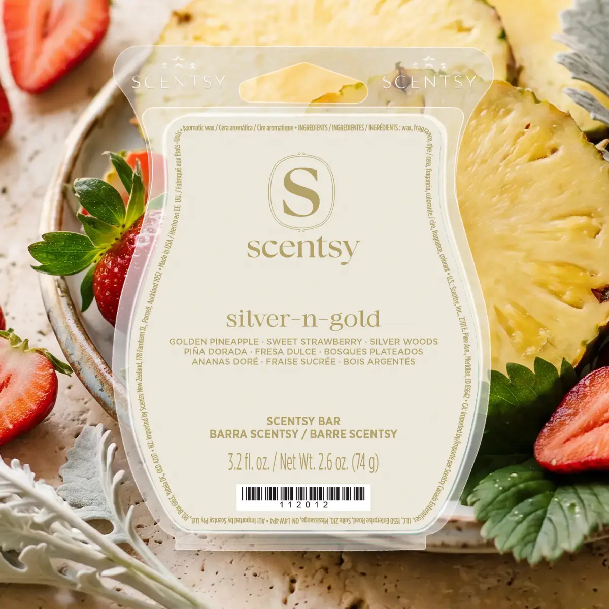 Scentsy Silver N Gold Silver-N-Gold Scentsy Wax Bar