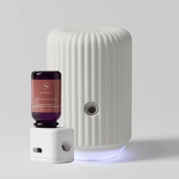 Scentsy Solo Diffuser &  Ambered Apple Fragrance Cartridge
