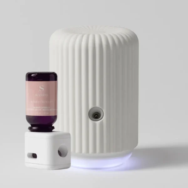 Scentsy Solo Diffuser & White Flowers Fragrance Cartridge