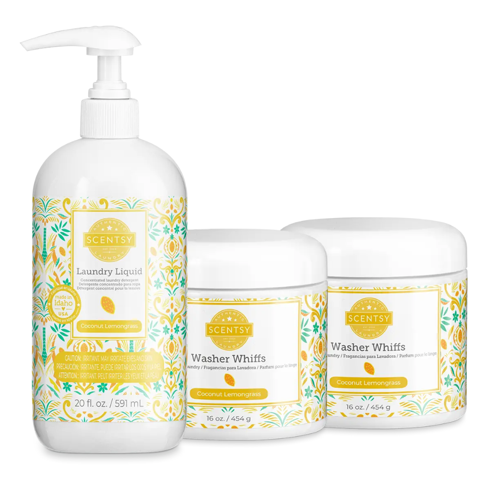Coconut Lemongrass Scentsy Laundry Bundle