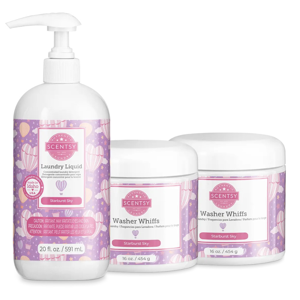 Scentsy Spring 2024 Laundry & Clean Bundles Shop Now Incandescent
