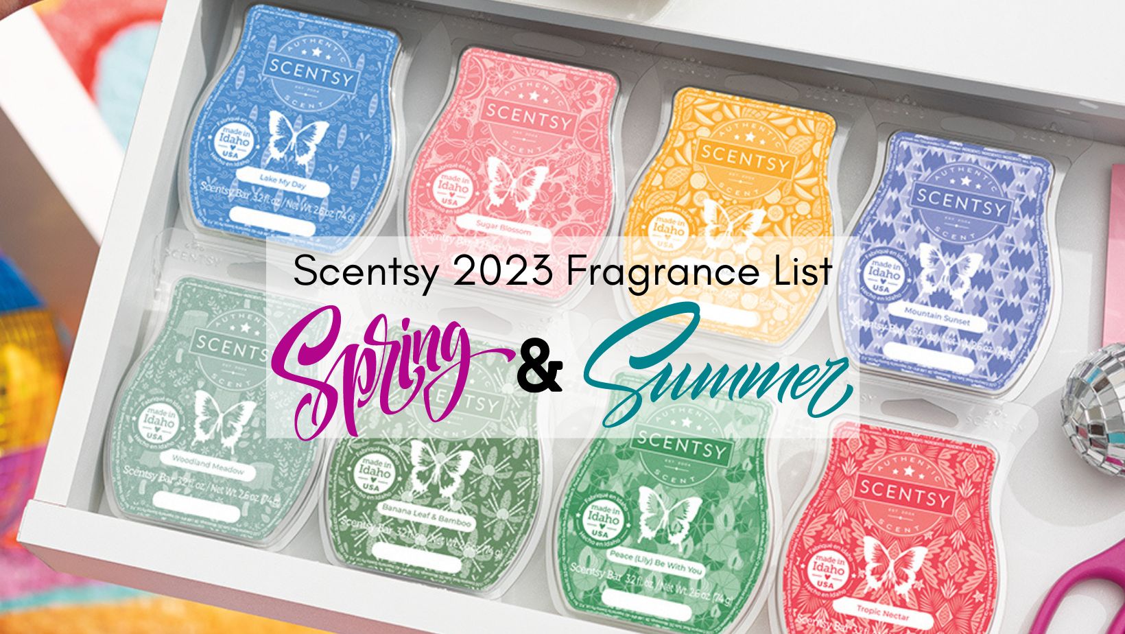 SCENTSY 2022 FRAGRANCE LIST FALL