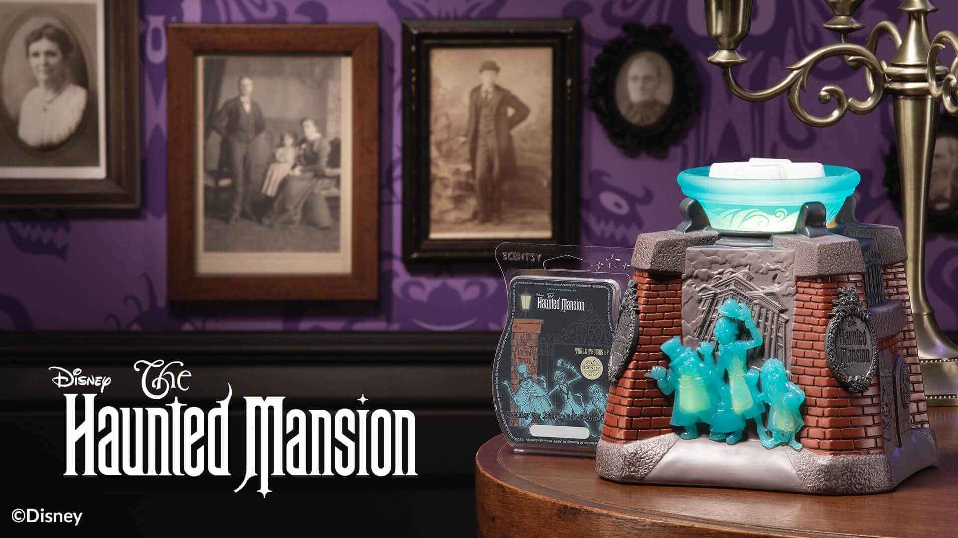 Scentsy The Haunted Mansion Warmer Three Thumbs Up Bar 1 1