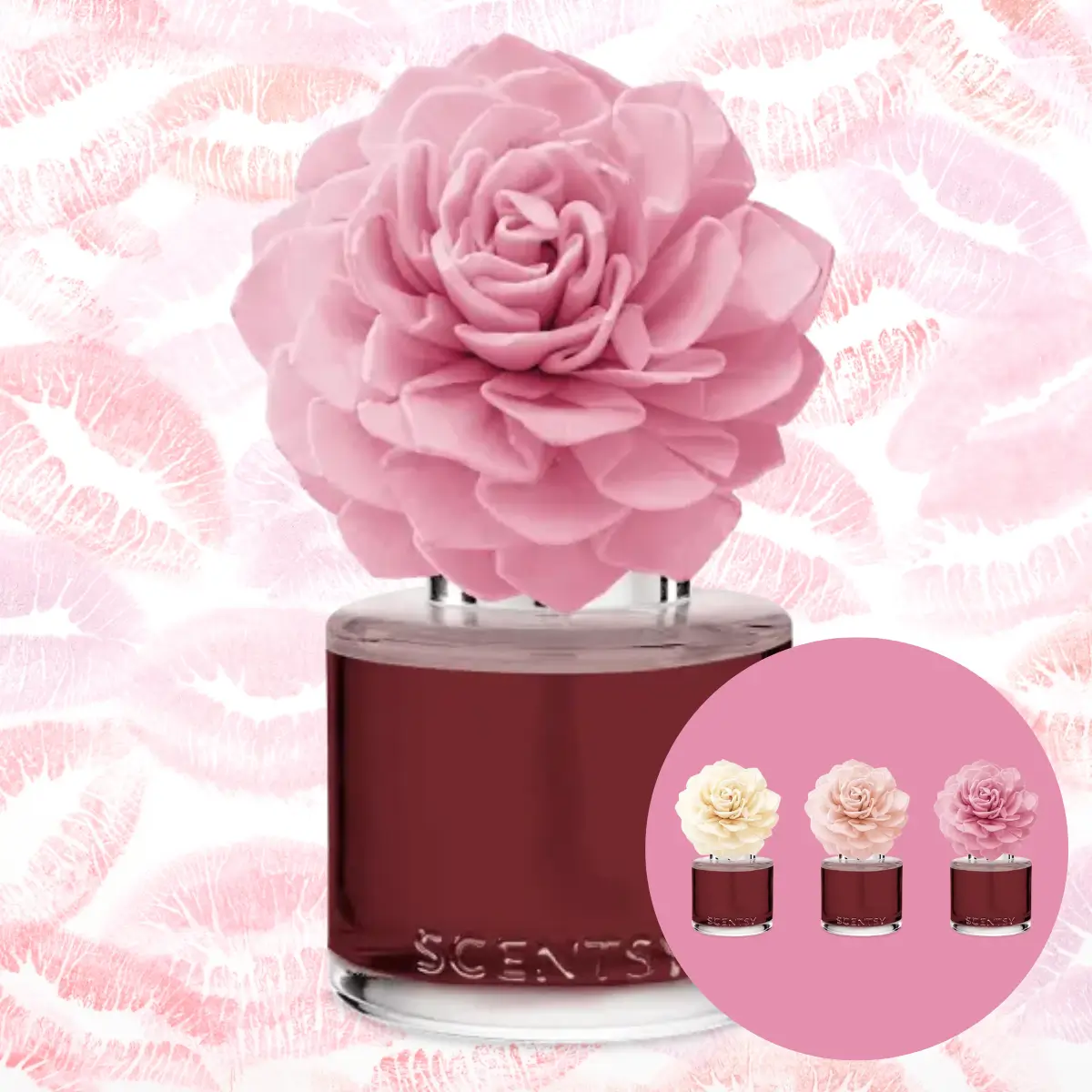 Peppered with Kisses Scentsy Fragrance Flower  | Valentine's Day 2025