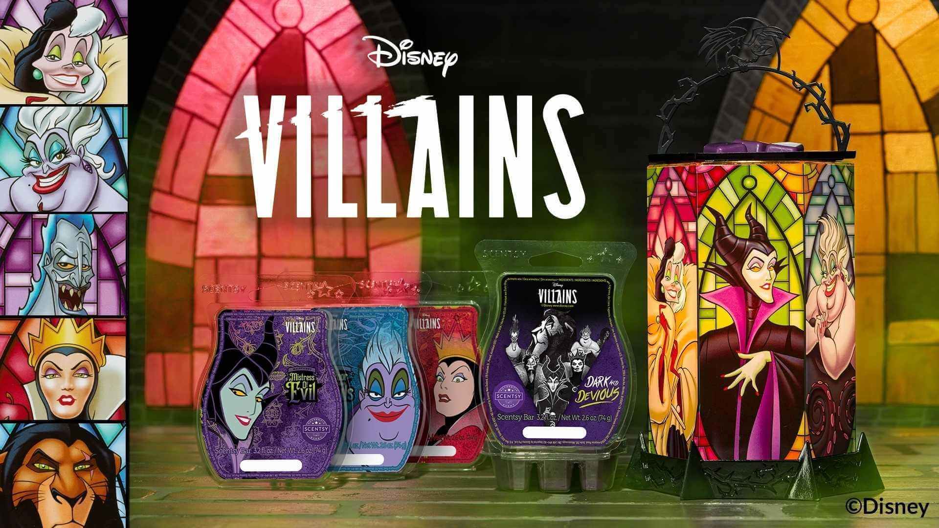 Scentsy - Disney Villains Collection | All The Rage Scentsy Warmer & Scents