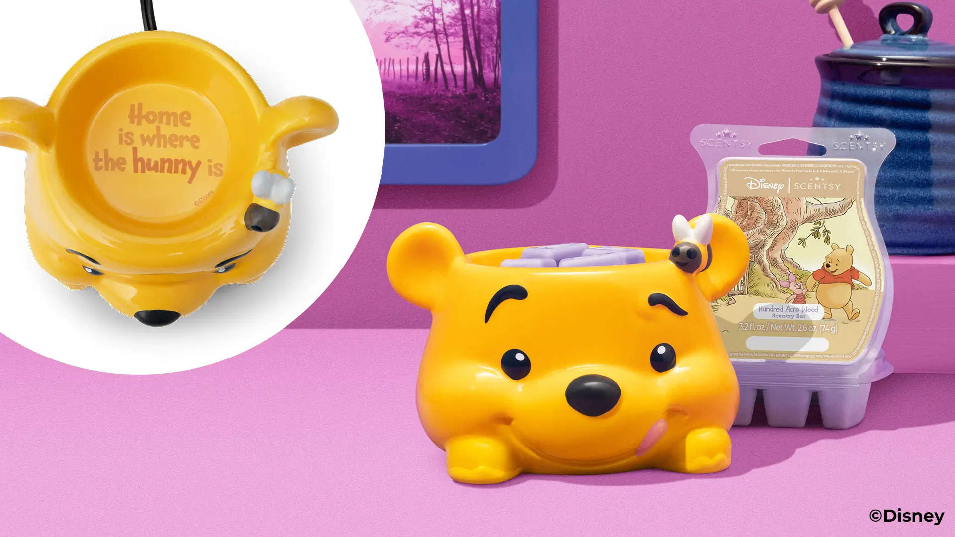 SCENTSY WINNIE THE POOH WALL FAN DIFFUSER