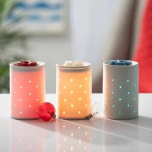 Scentsy Warmer with colored Bulbs