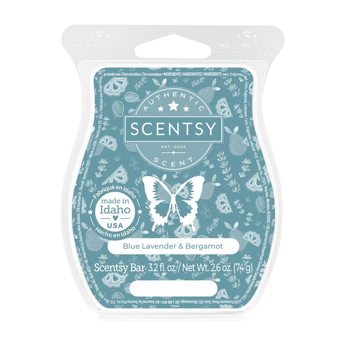 Blue Lavender & Bergamot Scentsy Bar | Mental Health Awareness