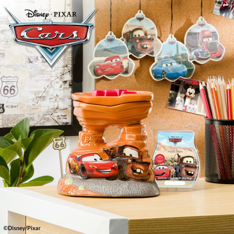 Scentsy Disney Pixar Cars Warmer & Collection