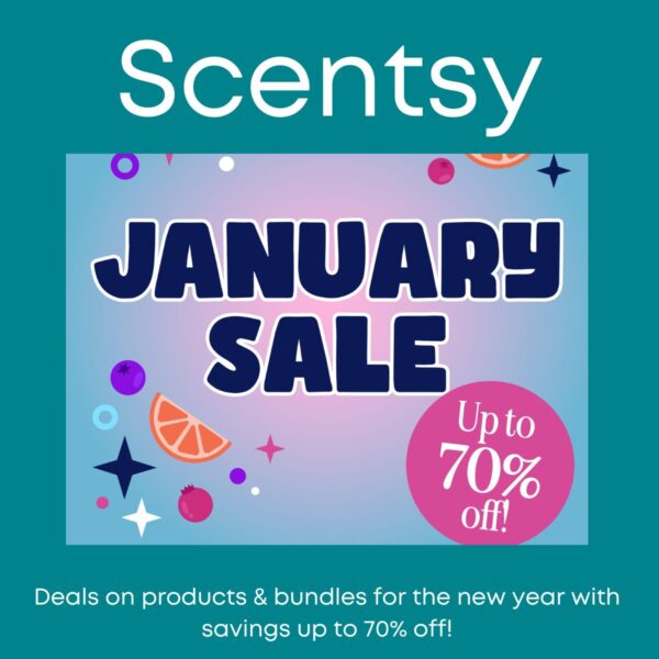 Scentsy January 2025 Flash Sale Incandescent.Scentsy.us