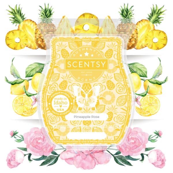 Scentsy pineapple rose ingredients and notes