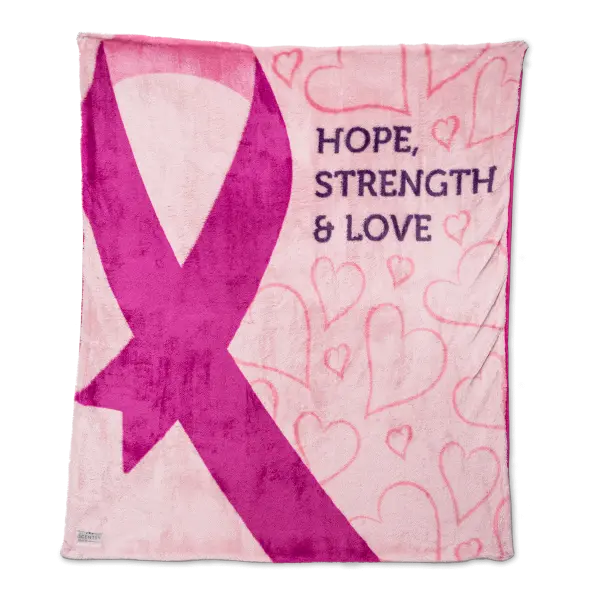 Scentsy Cozy Pink Ribbon Blanket for Breast Cancer Awareness