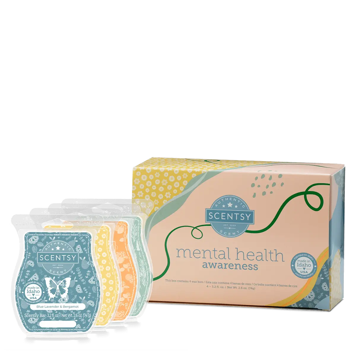 Mental Health Awareness Scentsy Bar 4-pack