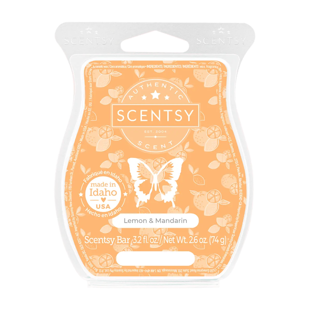 Lemon & Mandarin Scentsy Bar | Mental Health Awareness
