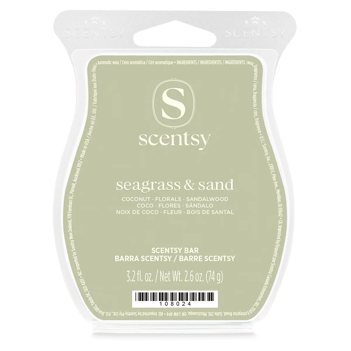 Seagrass &Amp; Sand Scentsy Bar Seagrass & Sand Scentsy Wax Bar