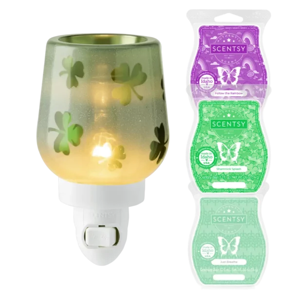 Shamrock Mini Scentsy Warmer Bundle | St. Patrick's Day